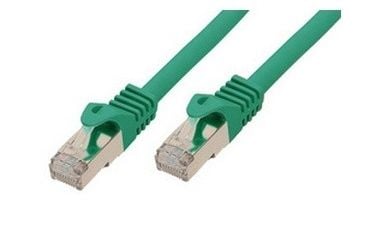 Shiverpeaks BASIC-S - Koblingskabel - RJ-45 (hann) til RJ-45 (hann) - 20 m - SFTP, PiMF - CAT 7 - halogenfri, formstøpt, uten hindringer - grønn