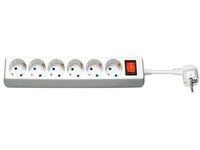 LogiLink LPS202, 1,5 m, IP20, Valkoinen, TUV / GS, 6 AC-pistorasia(a), 250 V