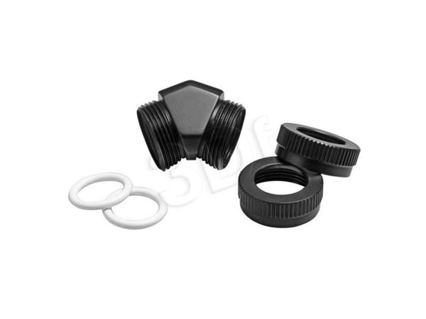 Phanteks PH-A45_BK_12, Metall, Sort, 12 mm
