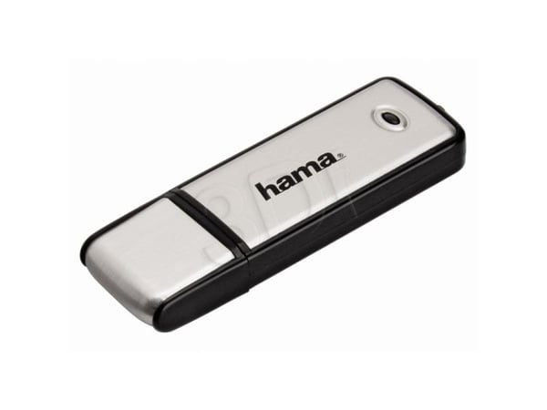 Hama FlashPen "Fancy" USB-minne 32GB USB2.0 svart/sølv (104308)