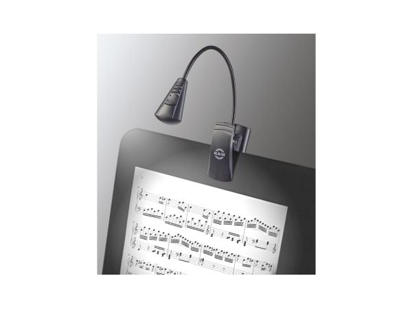 König & Meyer 12241, Sort, Plast, LED, 800 lx, 2,5 cm, Batteri