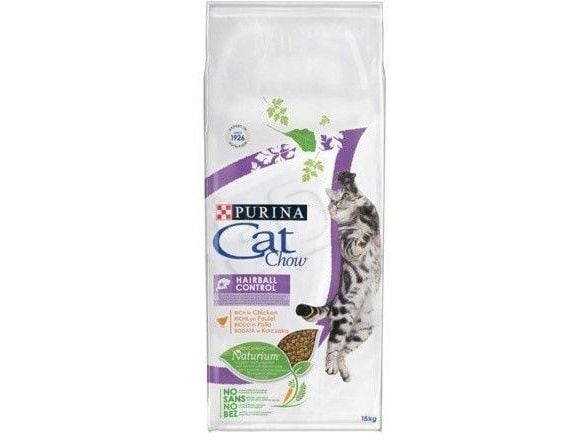 Purina Cat Chow Hairball Control, kyckling, 15 kg
