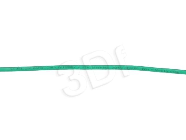 Extralink - Koblingskabel - RJ-45 (hann) til RJ-45 (hann) - 6 mm - FTP - CAT 6 - halogenfri, innendørs, uten hindringer - grønn