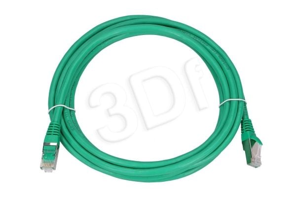 Extralink - Koblingskabel - RJ-45 (hann) til RJ-45 (hann) - 6 mm - FTP - CAT 6 - halogenfri, innendørs, uten hindringer - grønn
