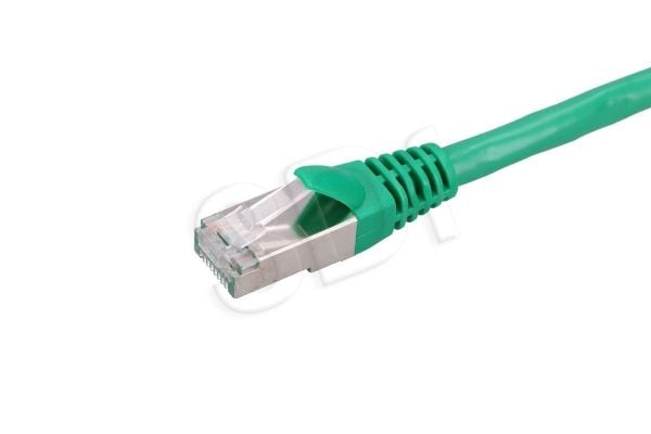 Extralink - Koblingskabel - RJ-45 (hann) til RJ-45 (hann) - 6 mm - FTP - CAT 6 - halogenfri, innendørs, uten hindringer - grønn