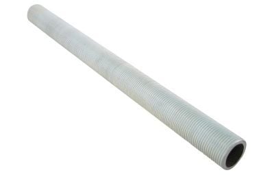 Walraven kierteitetty putki 1/2'x2m - Elforzinket metrisellä kierteellä DIN ISO 228-1:n mukaan