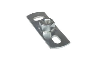 Walraven grundfläns M8, elforzinkad, 80x25 mm med påsvetsat hyls Walraven grundfläns M8, elforzinkad, 80x25 mm med påsvetsat hyls