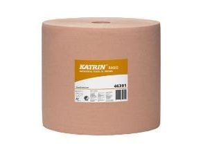 Torkrulle Industri Katrin Basic 1-lagers Ø37cm B32cm x L1000m Återvunnen Brun, 1 rulle