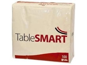 Lautasliina TableSMART 40x40cm 2-kertainen valkoinen, 100 kpl/pkt