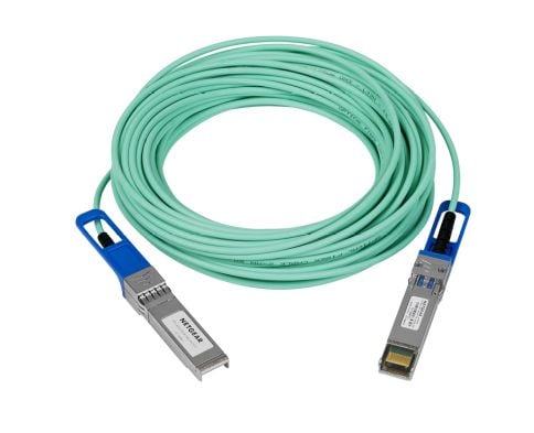 NETGEAR - Direkte 10GBase-koblingskabel - SFP+ (hann) til SFP+ (hann) - 15 m - 15 m - fiberoptisk - aktiv