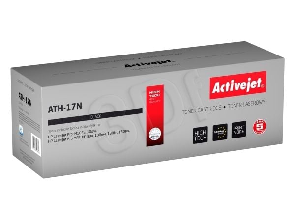 Activejet ATH-17N, 1600 sivua, Musta, 1 kpl