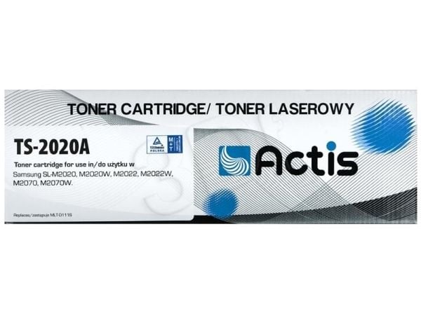 Actis TS-2020A, 1000 sivua, Musta, 1 kpl