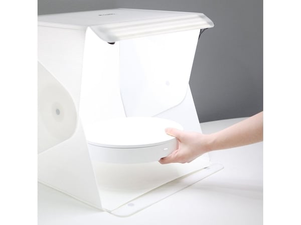 Orangemonkie 360 Studio Set i 2 dele - Består af Smart Turntable + Foldable Studio (25" Orangemonkie Foldio3)
