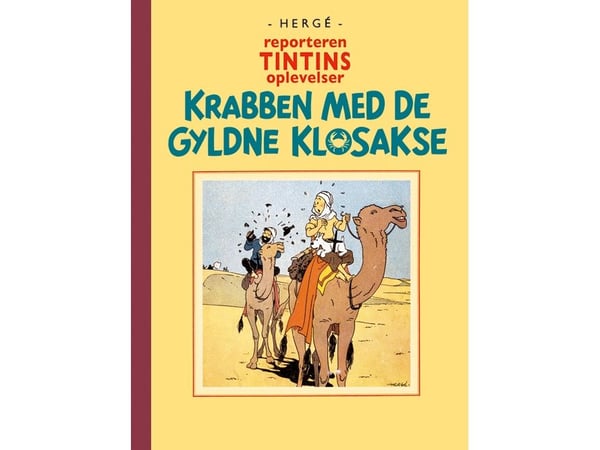 Reportern Tintins äventyr: Krabban med de gyllene klorna | Hergé | Språk: Danska