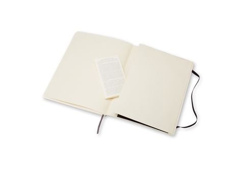 Moleskine Classic Notebook XL, ulinjeret, soft cover sort