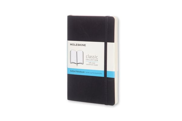 Moleskine 805-12-7289-273-4, Monokromatiskt, Svart, 70 g/m ^, Mjukt omslag, Vuxen
