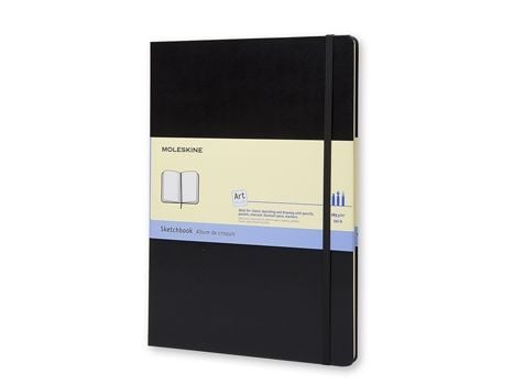 Moleskine-taidekirja A4 musta