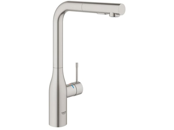 GROHE Essence, Baderomsvask, Kran-håndtak, 1/2", Rustfritt stål