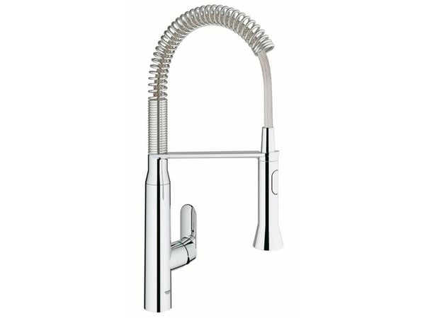GROHE K7, Kromfarget, Kran-håndtak, Single/enkelt, Keramisk, 3,5 cm, 140°