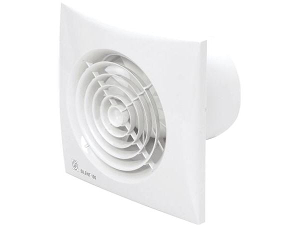 THERMEX Ventilator Silent 100 CZ Scandic, standardmodel. Luftmængde 95 m³/h.