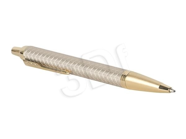 Parker 1931687, Blå, Gull, Sølv, Clip-on retractable ballpoint pen, Medium, Ambidekstriøs, 1 stykker
