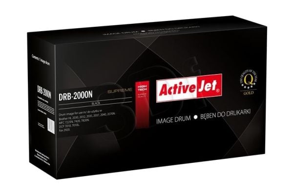 Activejet DRB-2000N, Kompatibel, Brother, Brother DCP: 7010, 7020. Brother HL: 2030, 2040, 2035, 2045, 2070N, 2460. Brother IntelliFax:..., 1 stykk...