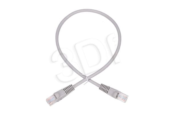 Extralink - Koblingskabel - RJ-45 (hann) til RJ-45 (hann) - 5.3 mm - UTP - CAT 5e - innendørs, formstøpt, uten hindringer - grå