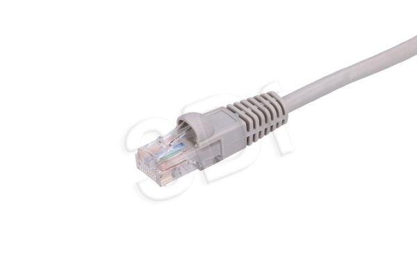 Extralink - Koblingskabel - RJ-45 (hann) til RJ-45 (hann) - 5.3 mm - UTP - CAT 5e - innendørs, formstøpt, uten hindringer - grå