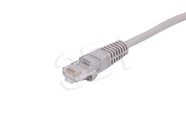 Extralink - Koblingskabel - RJ-45 (hann) til RJ-45 (hann) - 5.3 mm - UTP - CAT 5e - innendørs, formstøpt, uten hindringer - grå