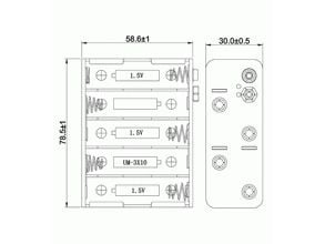 Goobay 11469, AA, Sort, -20 - 50 °C, 1 stykker, RoHS, 78,5 mm