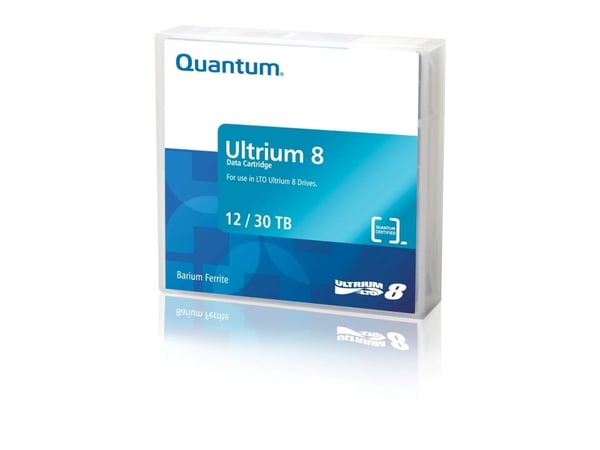 Quantum - LTO Ultrium WORM 8 - 12 TB / 30 TB - grå, murstensröd