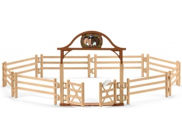 Schleich Horse Club - Inhägnad med ingångsport