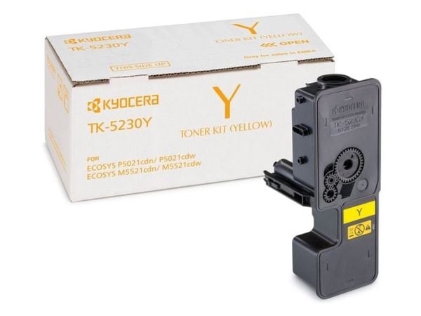 Kyocera TK 5230Y - Gul - original - tonerpatron - for ECOSYS M5521, P5021