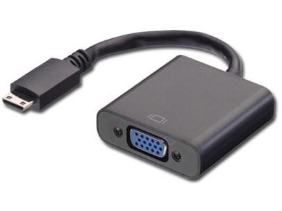 MicroConnect HDMI Mini - VGA adapter - Videokonverterare - HDMI - VGA - svart