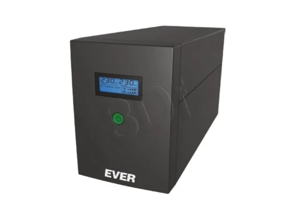 EVER EASYLINE 1200AVR - UPS - AC 230 V - 600 Watt - 1200 VA - 7 Ah - USB - utgångskontakter: 4