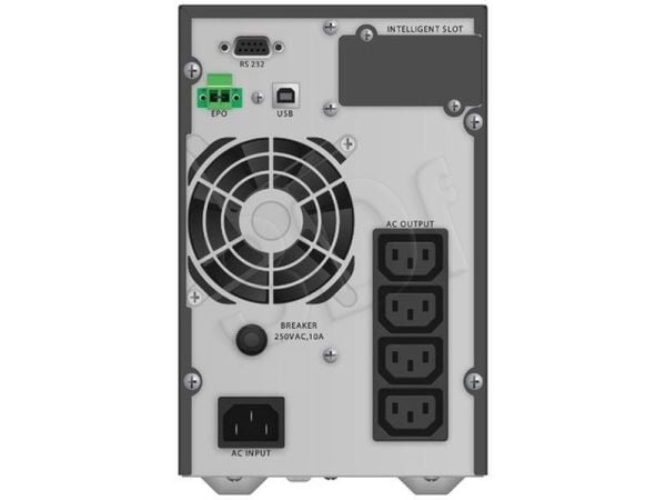 PowerWalker VFI 1000 TG - UPS - 900 watt - 1000 VA - 9 Ah - RS-232, USB - utgangskontakter: 4