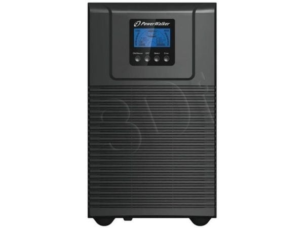 PowerWalker VFI 3000 TG - UPS - 2700 watt - 3000 VA - 9 Ah - RS-232, USB - utgangskontakter: 5