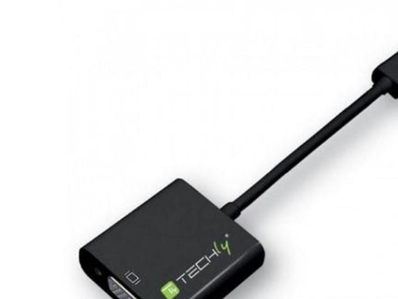 Techly 302921, HDMI Type C (Mini), VGA (D-Sub), uros, naaras, suora, 480p,576p,720p,1080p