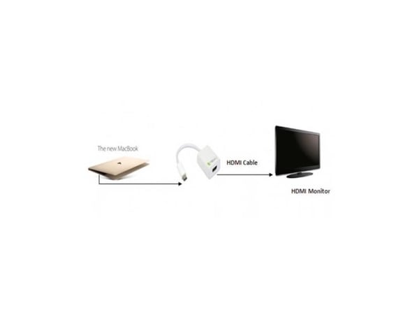 TECHly - Extern videoadapter - USB-C 3.1 Gen 1 - HDMI - vit