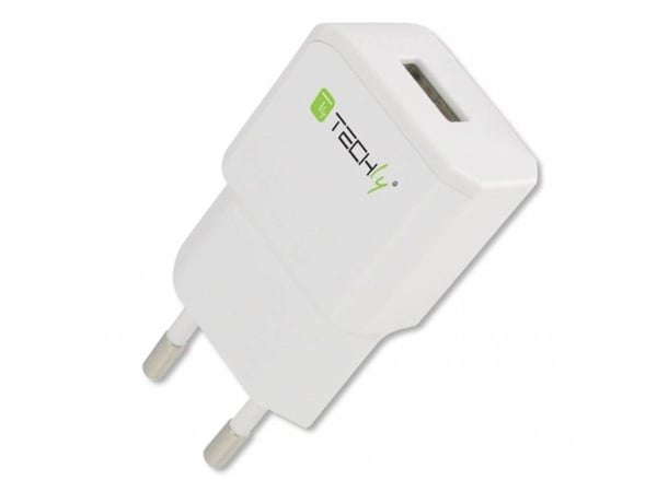 TECHly Travel Adapter - Virtasovitin - 2,1 A (USB) - valkoinen