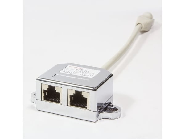 LogiLink NP0044, 10/100Base-T(X), Cat5e, Metallisk, Hvit, 0,15 m, 300 g
