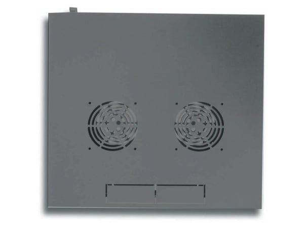 Techly I-CASE EL-1006B45, Veggmonterbar hylle, 6U, 50 kg, Nøkkellås, 14,2 kg, Sort
