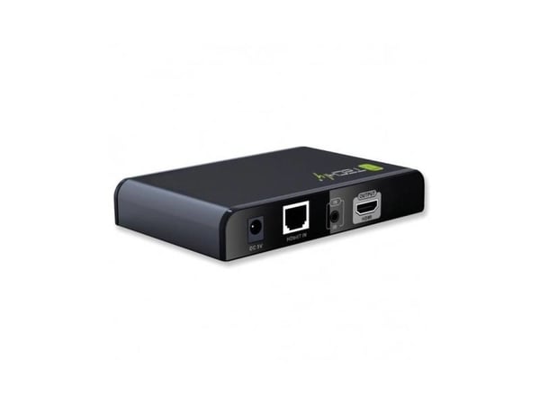 Techly IDATA EXTIP-383IRRX, 1920 x 1080 piksler, AV-mottaker, 120 m, Sort, HDCP