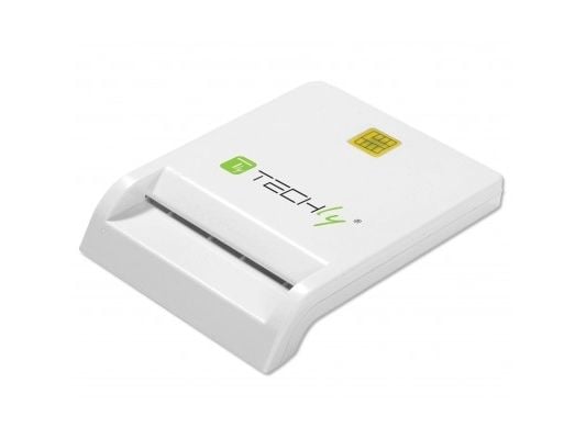 TECHly Compact - SmarKort leser/skriver - USB 2.0 - hvit
