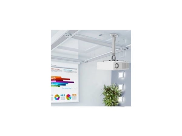 TECHly - Brakett - for projektor - aluminium, stål - sølv - takmonterbar