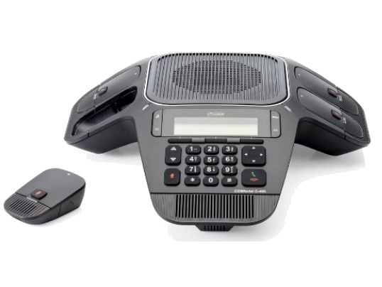 Auerswald COMfortel C-400 - Konferanse-VoIP-telefon - DECT 6.0 - SIP, SRTP - 3 linjer - svart