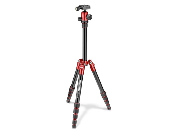 Manfrotto Element, 3 ben, Rød, 143 cm, 1,2 kg