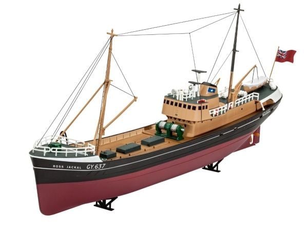 Revell North Sea Trawler, Fiskefartøy modell, Monteringssett, 1:142, Northsea Fishing Trawler MV Ross Jackal, Plast, Avansert