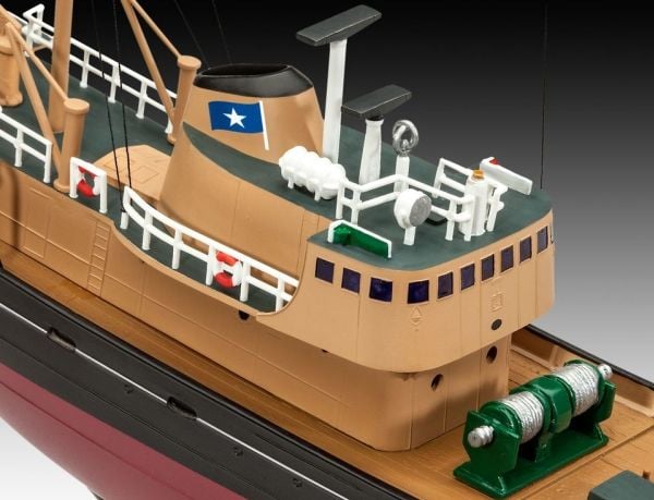 Revell North Sea Trawler, Fiskefartøy modell, Monteringssett, 1:142, Northsea Fishing Trawler MV Ross Jackal, Plast, Avansert
