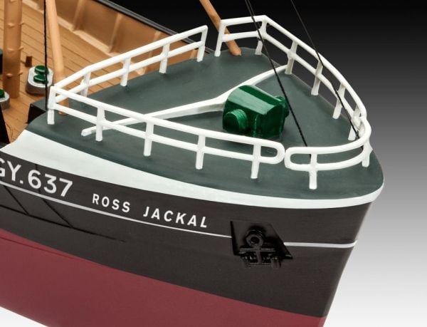 Revell North Sea Trawler, Fiskefartøy modell, Monteringssett, 1:142, Northsea Fishing Trawler MV Ross Jackal, Plast, Avansert